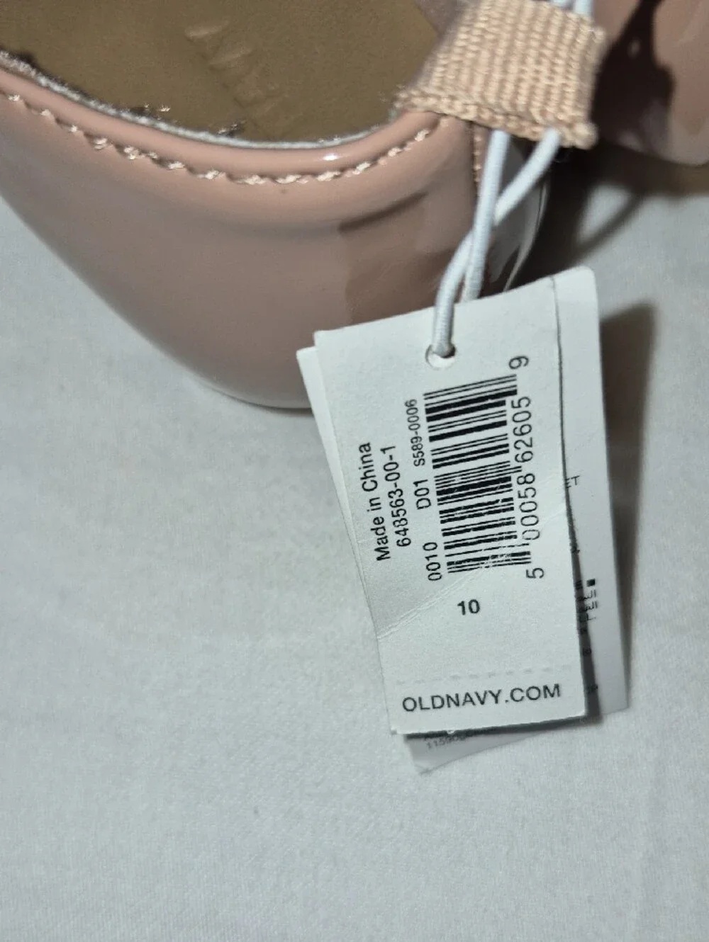 Old Navy Girls' Double-Strap Mary Janes in Blush Pink